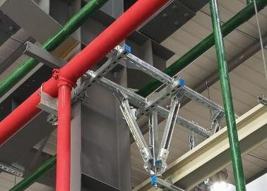 宛城该抗震支架的整体式支吊架结构协调性好